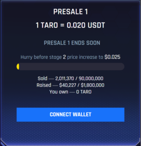 Robotera TARO presale