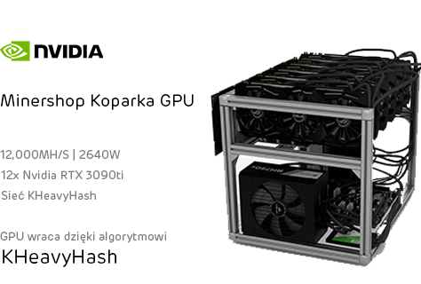 Koparka GPU 3090ti Minershop